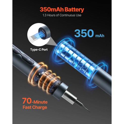 Elektrisk precisionsskruvmejselsats - 48 magnetiska bits