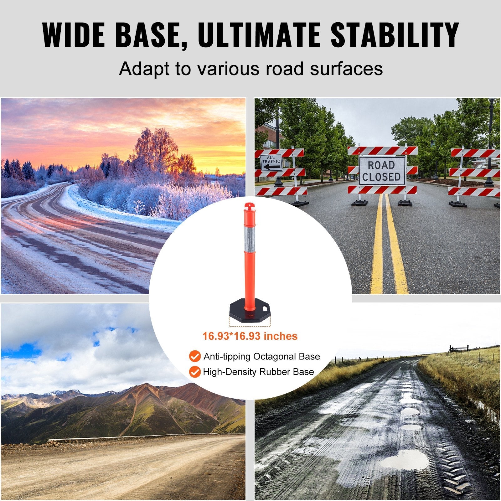 2-pack Trafikstolpar