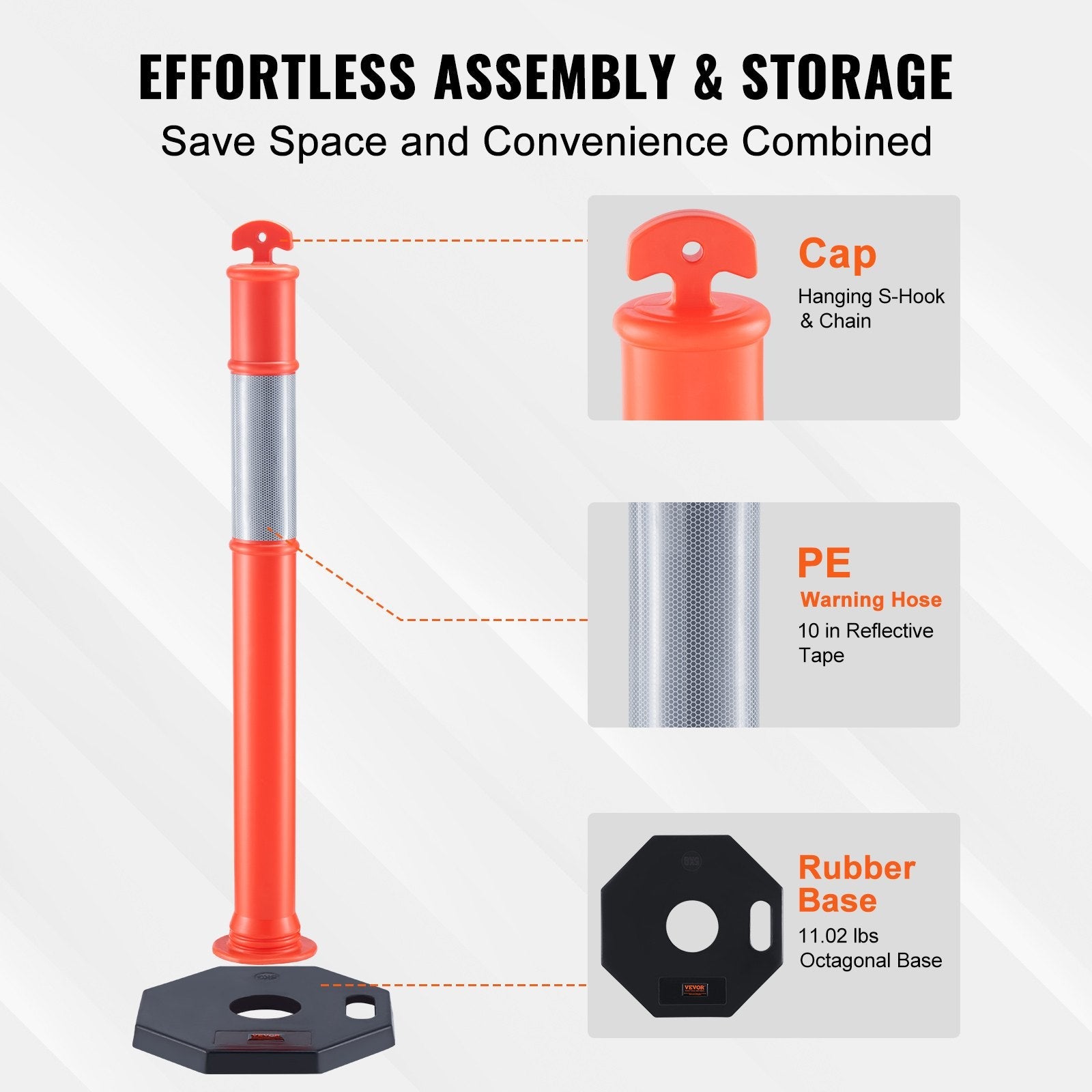 2-pack Trafikstolpar